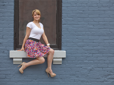 This building on my street was repainted just in time to serve my photographic needs (see June 3 above).