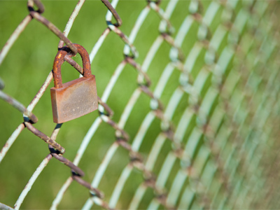 This grass is off limits.