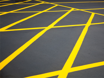 I love new parking lots.