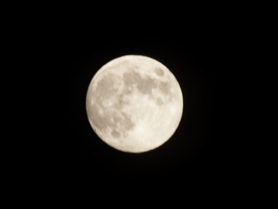 A preview of tomorrow night`s full mooon.