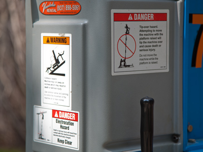 You`ll never get me up there.  Look at all those warnings!