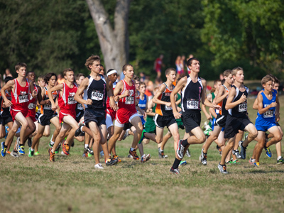 My philosophy:  never run unless something is chasing you.