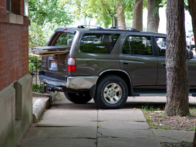 No, that`s fine, I didn`t want to use the sidewalk.
