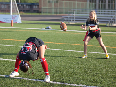  . . . but once the ball is snapped . . . 