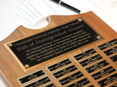 My name wasn`t on the plaque nor on the guest list.