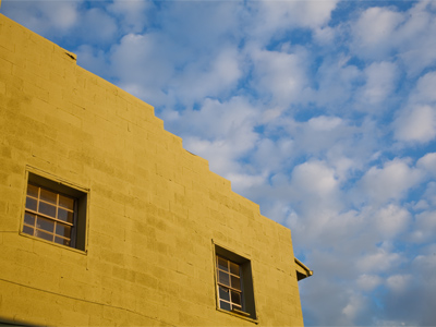 It was still bright outside when beggar`s night began.