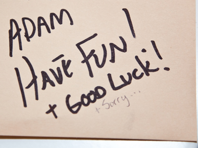 Someone left a big pile of work on my desk this morning.