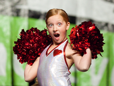 `What?  No one told me there would be an AUDIENCE!`