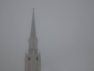 Look around, leaves are brown now and the sky is a hazy shade of winter. PAUL SIMON