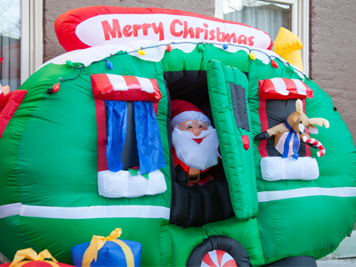 He traded in his sleigh a long time ago.