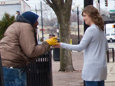 For I was hungry, and ye gave me meat: I was thirsty, and ye gave me drink: I was a stranger, and ye took me in.  MATTHEW 25:34