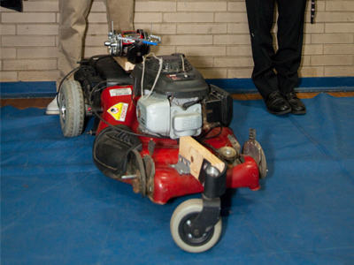 Need a remote-controlled lawnmower?  Talk to these kids.
