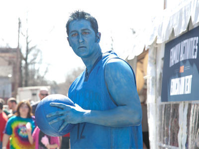 In addition to the talented entertainers, there was this guy.