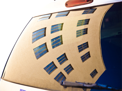 It`s dangerous to take pictures in a parking lot.