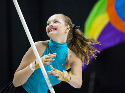 Every spring, the daffodils come first, then the tulips, followed by the color guard flags.
