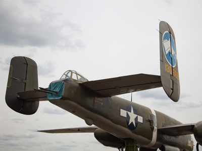 Sixteen B-25 bombers launched from an aircraft carrier, even though they were too large to take off from a ship.