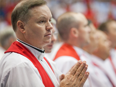 Celebrating the Feast of Saint Mark the Evangelist.