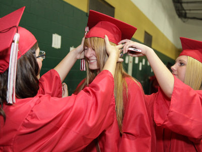 No bobby pins?  Try duct tape.