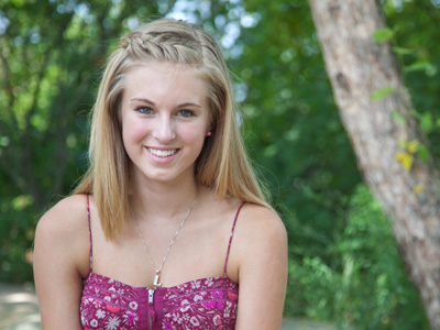 She kept smiling despite terrible heat and humidity.