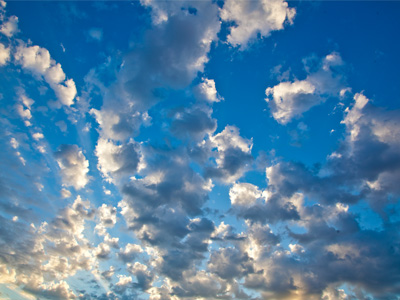 Whoops, I spilled some sky.