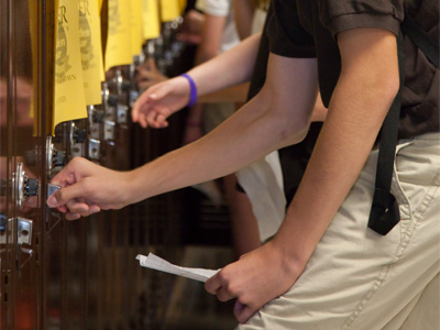 The first challenge was to figure out the combination lock.