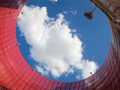 I wanted to see some guy riding a motorcycle inside this.