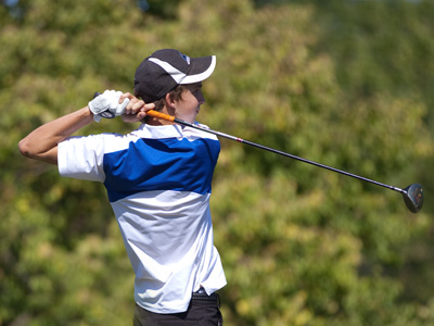 For the first time ever, I was asked not to take pictures of tee-off until after the ball had been struck.  So, I ended up with lots of nice FOLLOW-THROUGH photos.