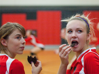 Chocolate makes you jump higher.