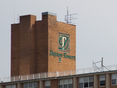 High-rise living in downtown Dayton for those who can`t afford the luxury condominiums in the Schuster Center.