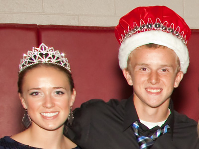 High school royalty.