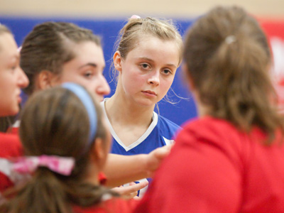 Late in the third game, the face of futility.