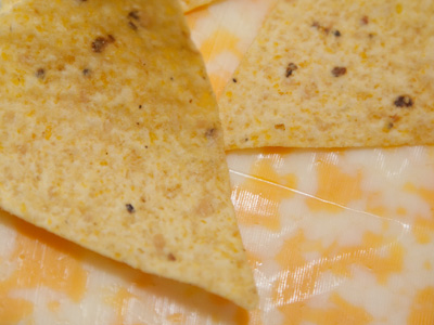 A hurricane is coming, so I stock up on nachos.