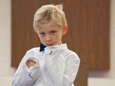 Ready to take the stage.