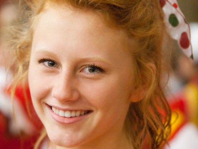 Meanwhile, all was peaceful on the sidelines.