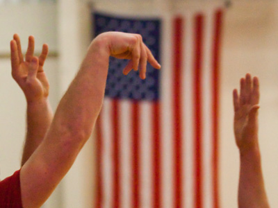 A symbol for political division in America.