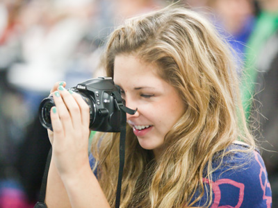 She did her best, but the poor kid was using a Nikon.