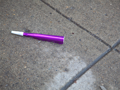 Parties.  Noisemaking.  Celebrations.  Not my life.