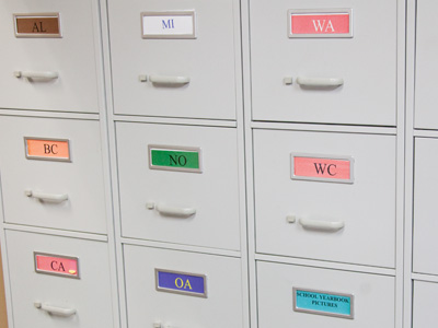 Alphabetical and color coded.  What could be better?