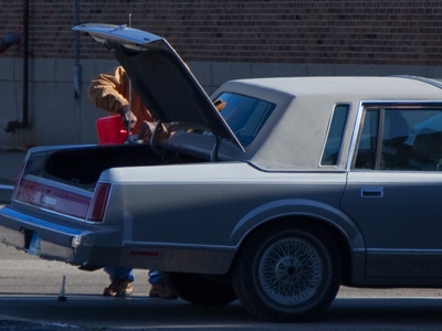 It was a bad day to run out of gas.