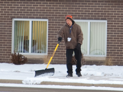 Making the sidewalk safe for joggers (see January 22 above).