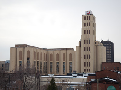 I spent the night in an abandoned Quaker Oats grain silo.