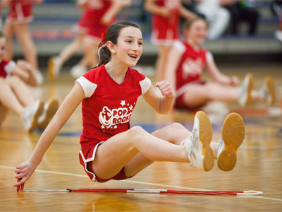 When you`re young and energetic, gravity is irrelevant.