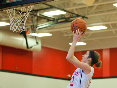 This six foot two junior spends a lot of time alone up here.