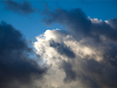 I walked in to work and a fellow employee asked me, `Did you see the clouds this morning?`  I said, `Yeah, I was just outside taking pictures of them.`  She said, `I thought so.`