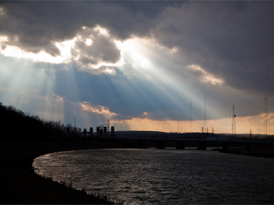 Very pretty -- until it started to rain on me.