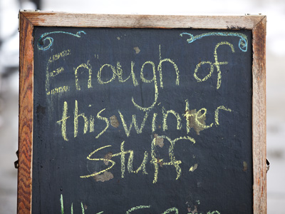 A chalkboard that can read my mind.