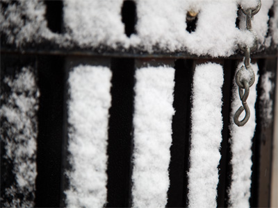 A new advertising slogan:  `SNOW - It Sticks to Stuff.`