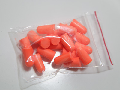 I ALMOST forgot to buy some earplugs for this weekend.  That would`ve been tragic.