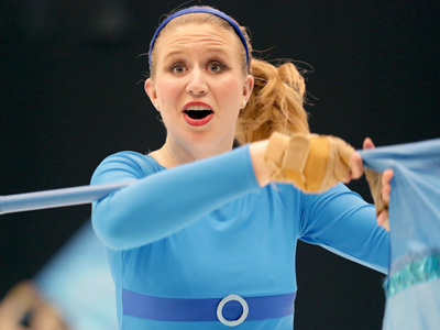 I knew very little about photography and nothing about color guard when I first started (see April 6 and 7, 2006).