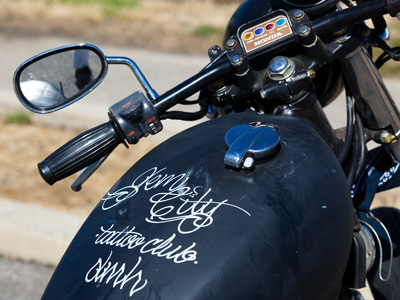 Look at the complicated instrument panel.